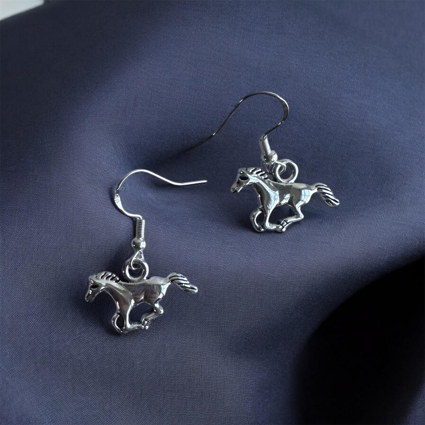 Mustang Horse | Cowgirl Earrings | Western Statement Earrings