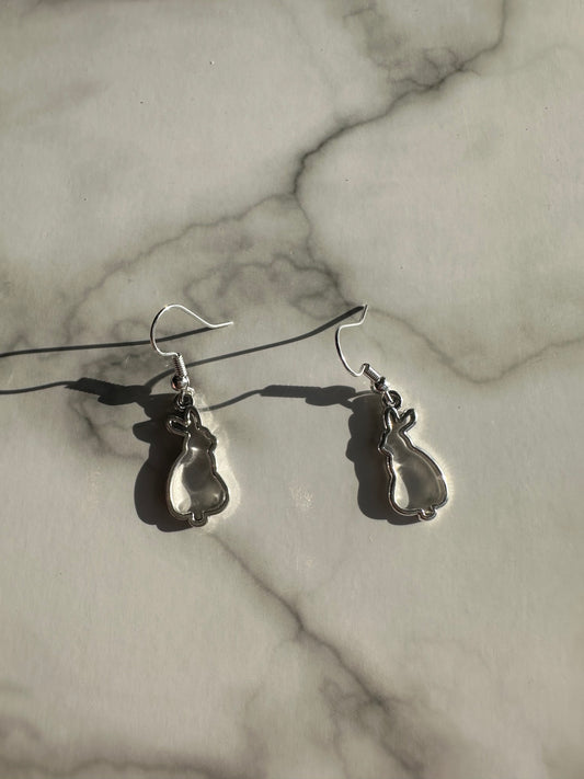 Bunny Outline Earrings