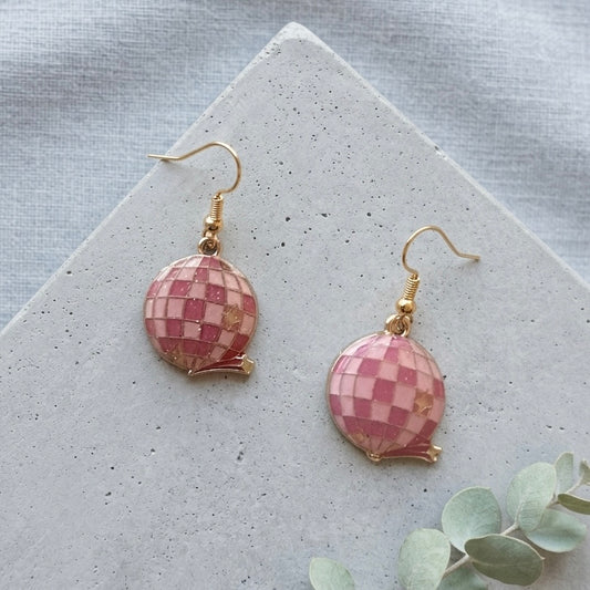 Pink Disco Earrings | Harry Styles Concert Outfit | Disco Occasionally Earrings | Statement Earrings UK | Festival & Party Jewellery