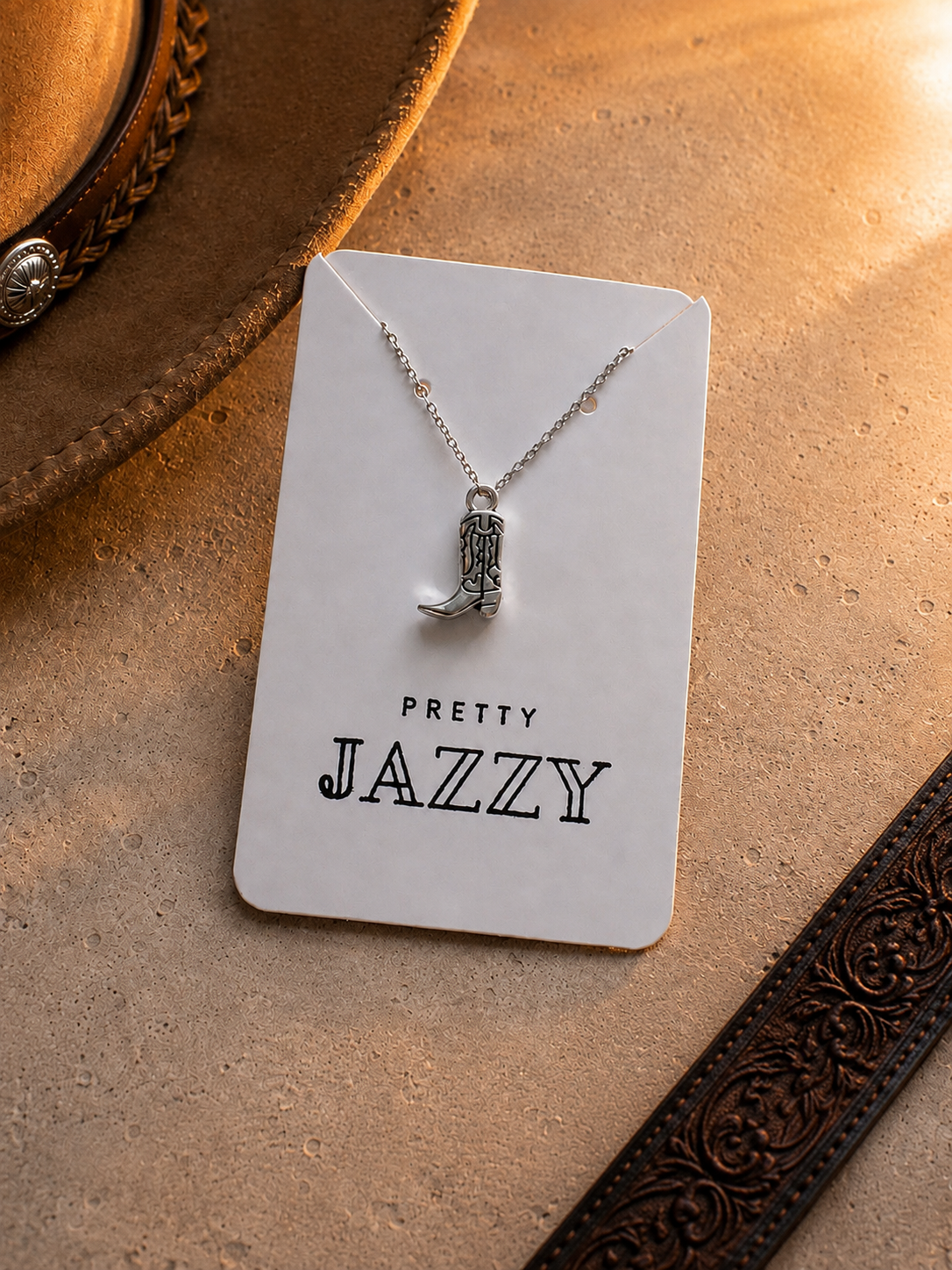 Cowboy Boot Necklace
