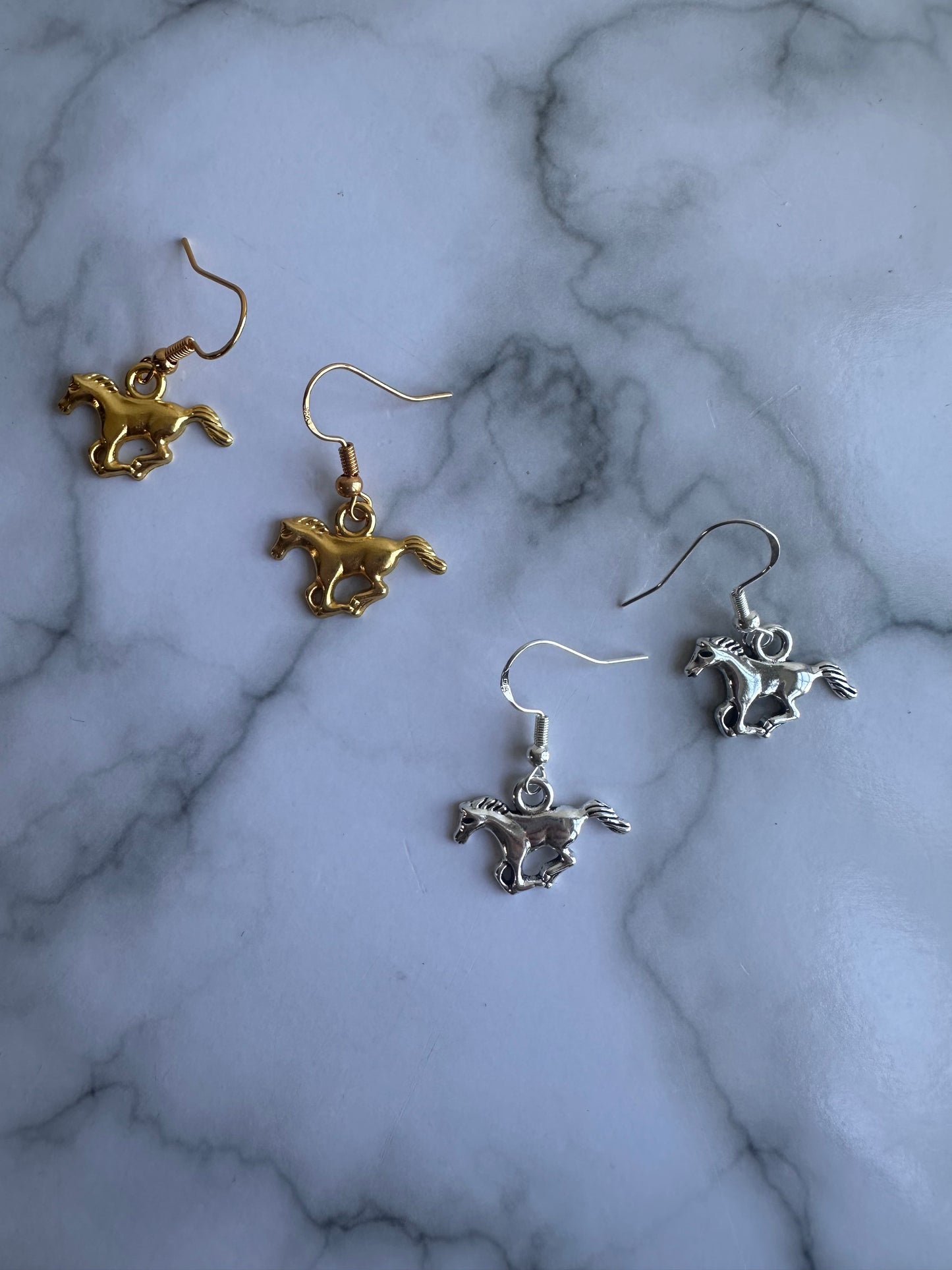 Mustang Horse | Cowgirl Earrings | Western Statement Earrings