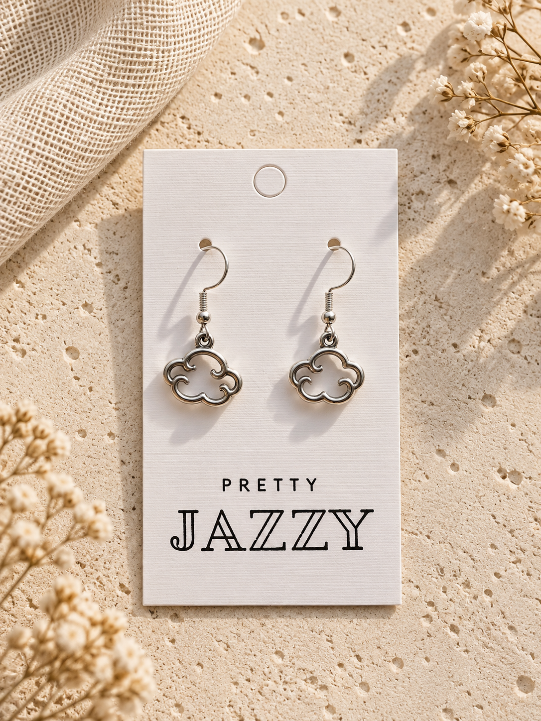 Cloud Outline Earring