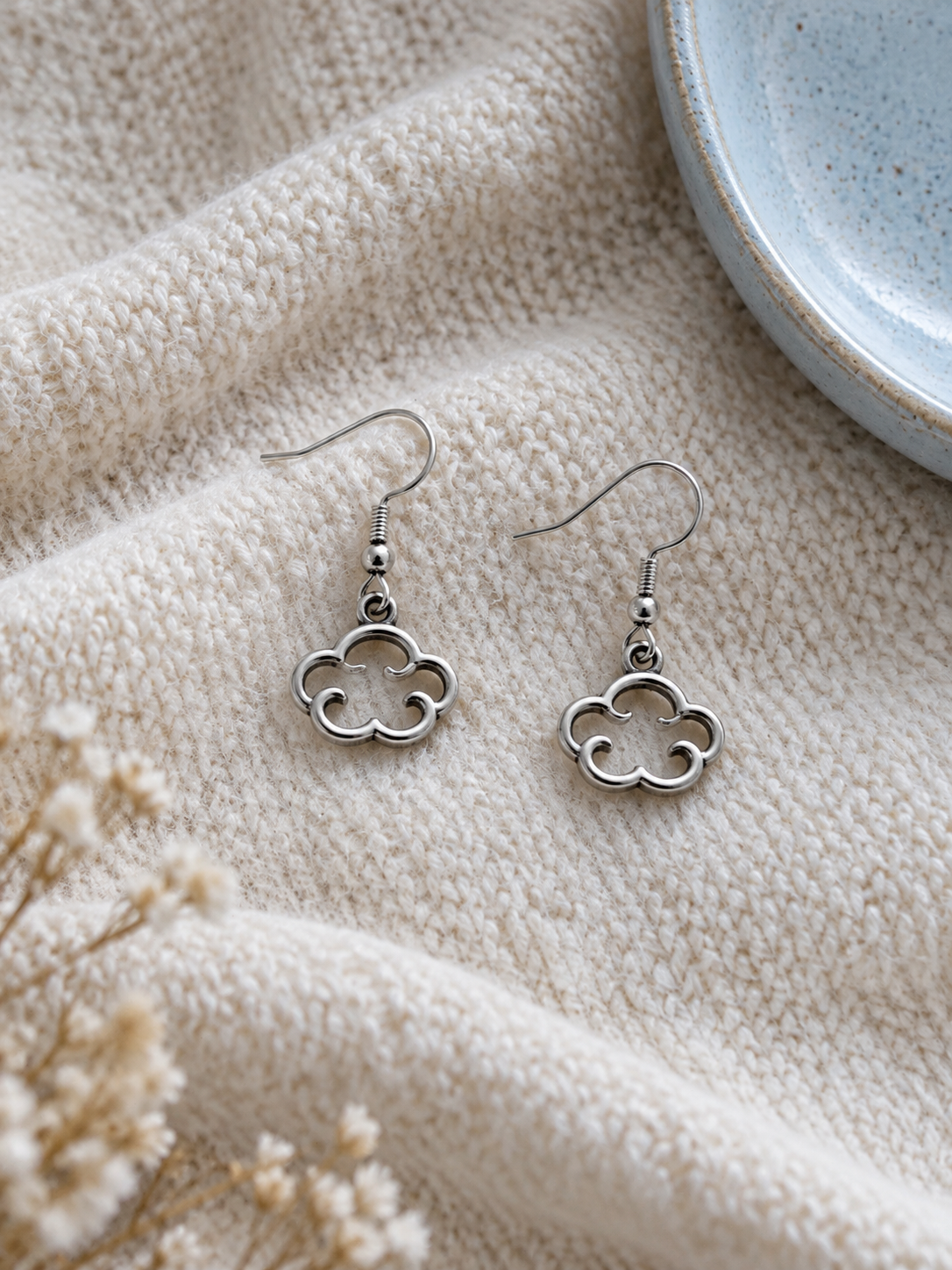 Cloud Outline Earring