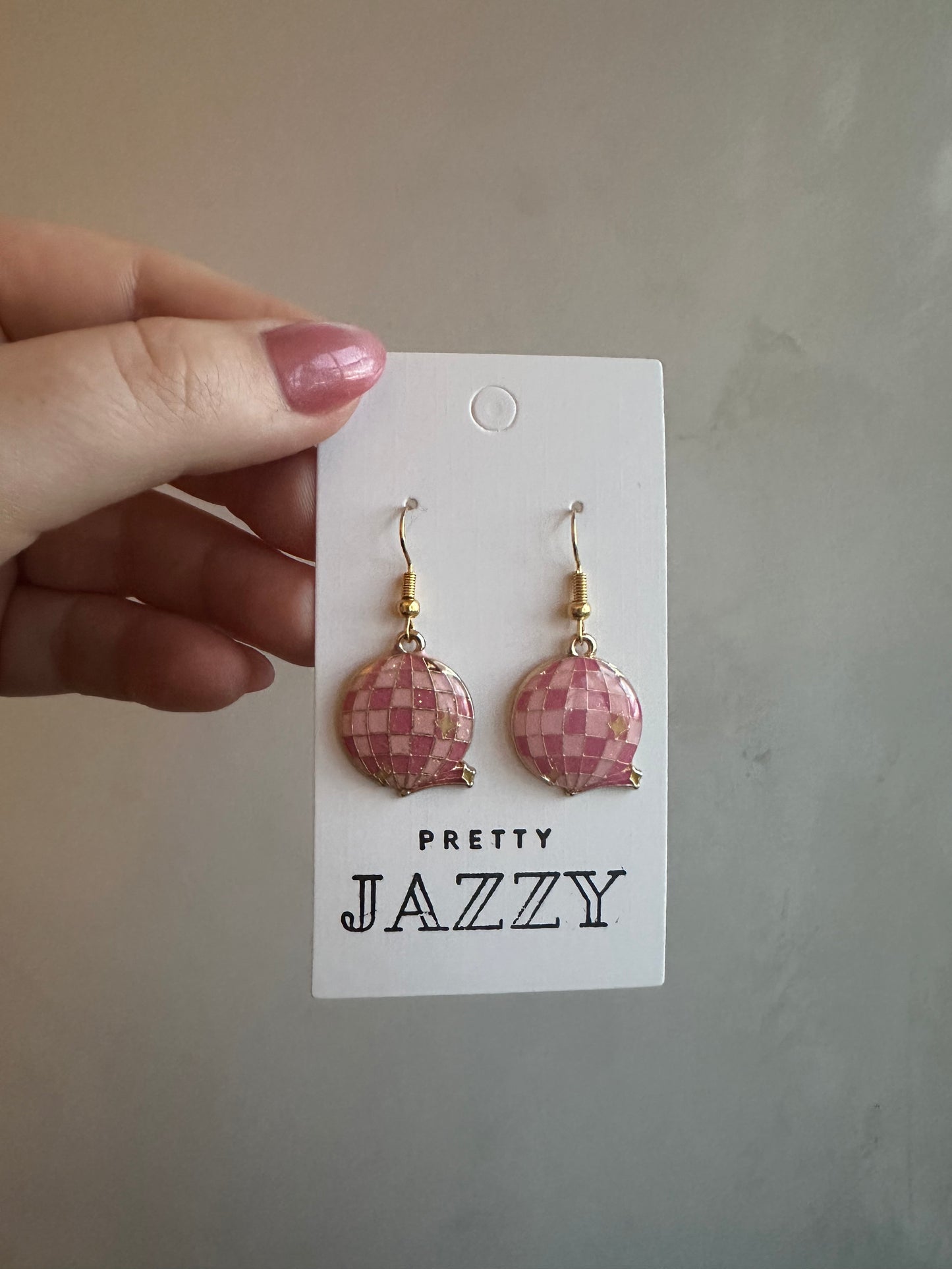 Pink Disco Earrings | Harry Styles Concert Outfit | Disco Occasionally Earrings | Statement Earrings UK | Festival & Party Jewellery
