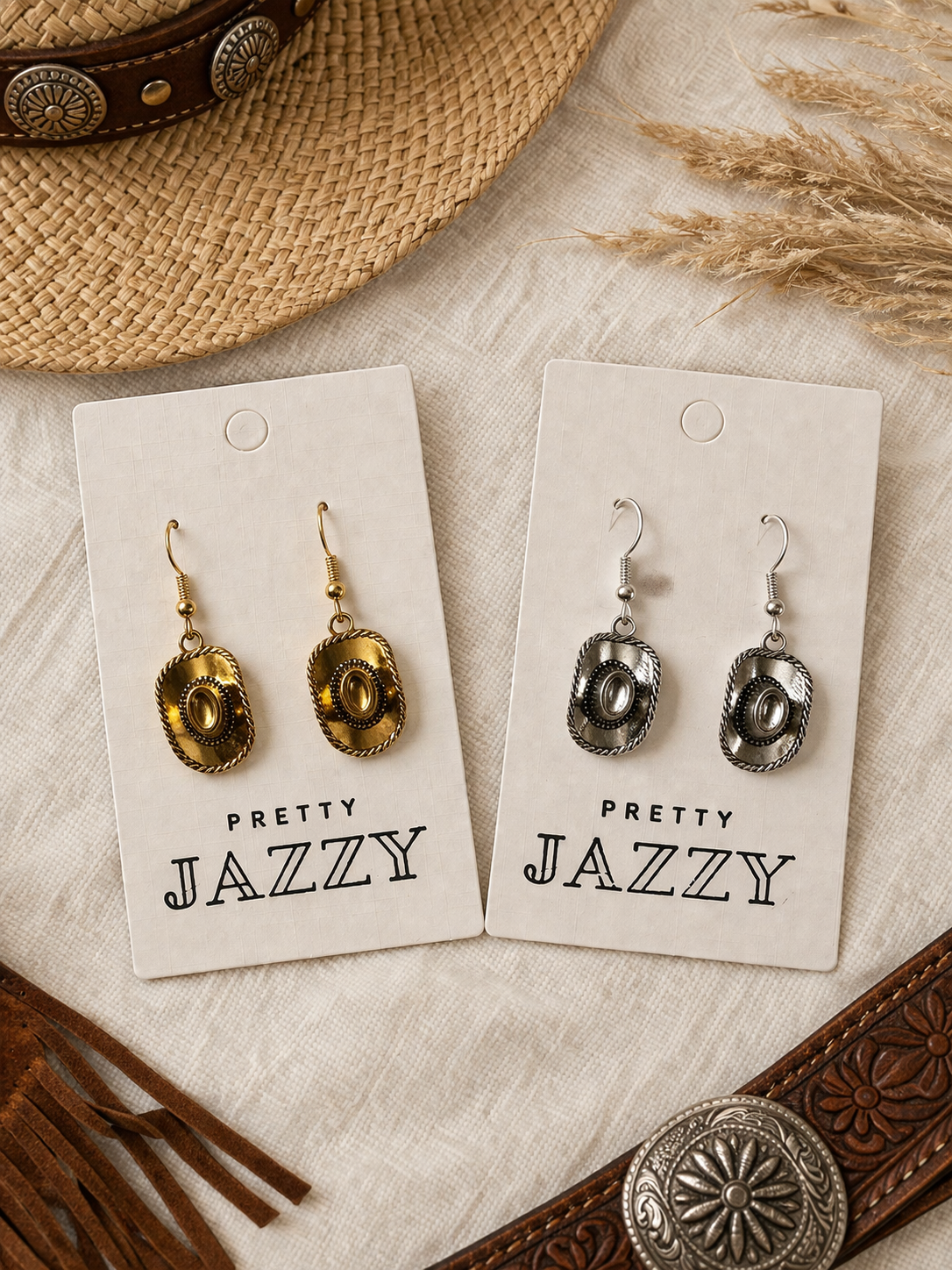 Cowboy Hat Earrings
