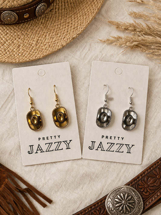 Cowboy Hat Earrings