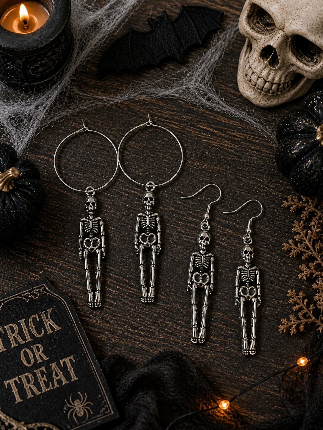 Skeleton Earrings