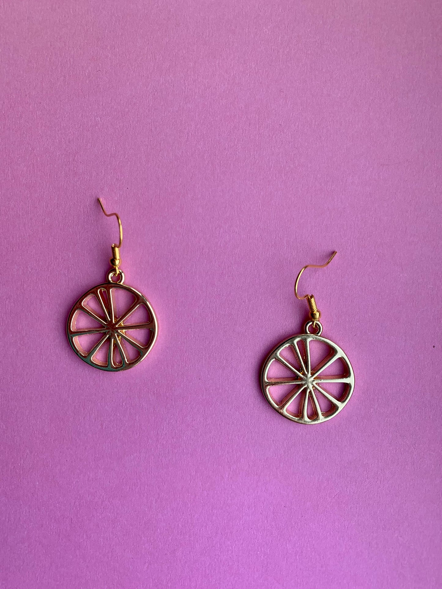 Lemon Slice Earrings | Fruit Earrings | Summer Statement Earrings | Citrus Jewellery | Festival Accessories | Fun Earrings UK