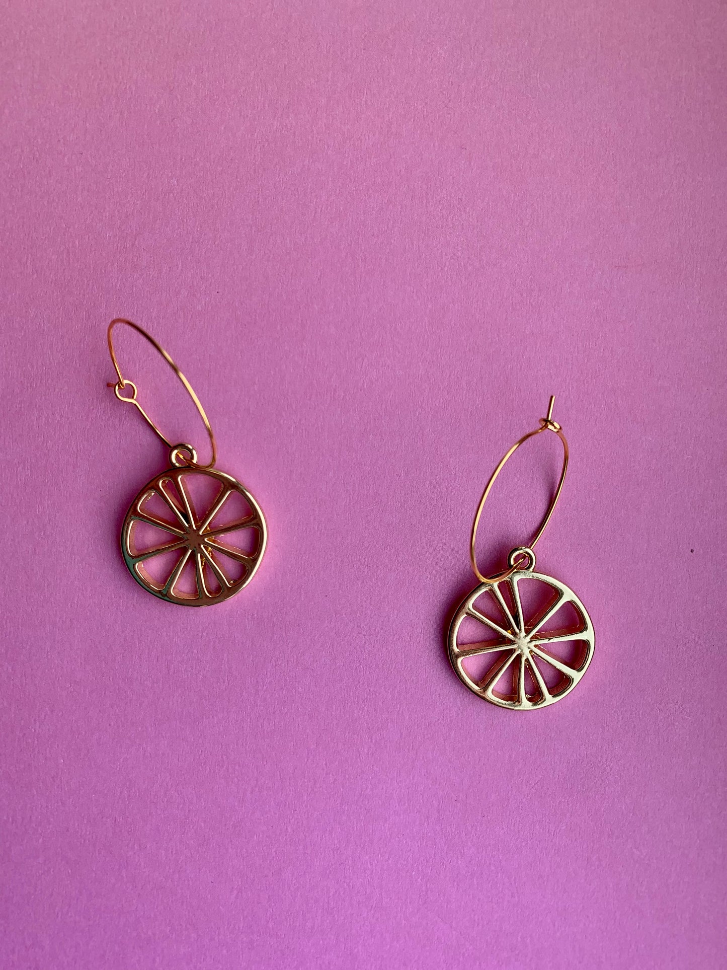Lemon Slice Earrings | Fruit Earrings | Summer Statement Earrings | Citrus Jewellery | Festival Accessories | Fun Earrings UK