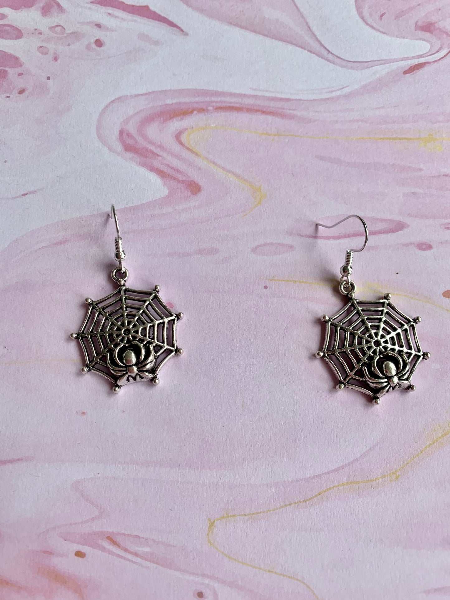 Spider Web Earrings