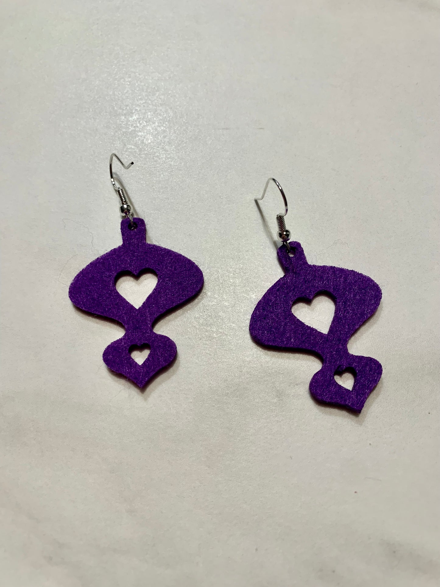 Felt Christmas Bauble Earrings